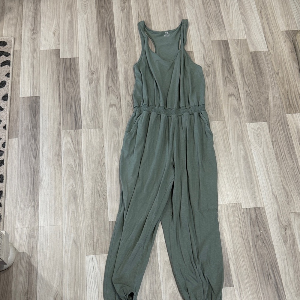 Aerie Sage Green Jumpsuit